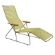 Houe CLICK Sunlounger - Liege mit verstellbarer Rückenlehne - Lemon zest