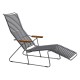Houe CLICK Sunlounger - Liege mit verstellbarer Rückenlehne - Dark grey