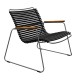 Houe CLICK Roomy Lounge Gartenstuhl mit Armlehne - Black