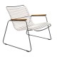 Houe CLICK Roomy Lounge Gartenstuhl mit Armlehne - Muted white