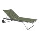Houe CLICK Sunbed mit verstellbarer Lehne - Olive green