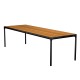 Houe FOUR Gartentisch aus Bambus Aluminium Black 90x270 cm