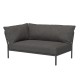 Houe LEVEL 2 Lounge 2-Sitzer Armlehne links - Dark grey