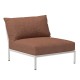 Houe LEVEL 2 Chair Kissen: Rust. Gestell: Muted white