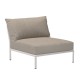 Houe LEVEL 2 Chair Kissen: Ash. Gestell: Muted white