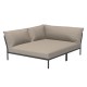 Houe LEVEL 2 Lounge Ecke Cozy Corner - links - Ash