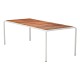 Houe AVANTI Gartentisch 222x98 cm Tischplatte: Thermo Esche Gestell: Muted white