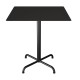Houe PICO Bistrotisch mit 4-Sternen Fuß 700x700mm Black
