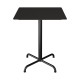 Houe PICO Bistrotisch mit 4-Sternen Fuß 600x600mm Black