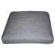 Zebra Kissen Status/Loomus Hocker grey 100% Polyester mit Reißverschluss, Handwäsche