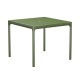 Houe FOUR Aluminum Tisch, 90x90 cm Tischplatte: Olive green. Gestell: Olive green