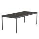 Houe FOUR Gartentisch 210x90 cm aus Keramik - Tischplatte Graphite - Aluminium Dark grey