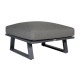 Diamond Garden Nora Modullounge Sun & Rain -Ottomane- Aluminium/Teak inkl, Sitzkissen