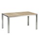 Diamond Garden Siena Tisch 150×90 cm / Edelstahl/Premium Teak Natur