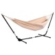Universal anthrazit Hängematten-Metallgestell + Lola Hängematte XL Jamaica Natura Double