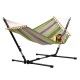 Doppel-Hängematte Santiago mit Metall Hängemattengestell Universal Grande
