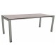 Stern Ausziehtisch 160/210x90 cm Aluminium graphit Tischplatte Silverstar Stone light