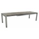 Stern Ausziehtisch 214/294x100 cm Aluminium graphit Tischplatte Silverstar Slate stone