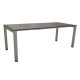 Stern Ausziehtisch 160/210x90 cm Aluminium graphitmit Tischplatte Silverstar Smoky