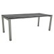 Stern Ausziehtisch 160/210x90 cm Aluminium graphitmit Tischplatte Silverstar Zement
