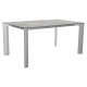 Stern Ausziehtisch 160/210x100 cm Penta Edelstahl Tischplatte Silverstar Quartz