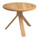Stern Beistelltisch Freddie Ø 55 cm Teak mit Tischplatte Teak