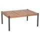 Stern Beistelltisch Taro 80x60x35 cm Aluminium anthrazit Teak