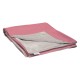 Stern Decke ca. 156x200 cm 100% Polyacryl  pink/Rückseite 100% Polyester hellgrau