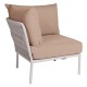 Stern Eckelement Romy Lounge Aluminium greige Kordel greige Kissenset 100% Polyacryl Lychee