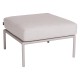 Stern Hocker Romy Lounge Aluminium greige Kissen 100% Polyacryl Vanilla