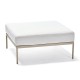 Stern Hocker Coco Lounge Aluminium greige Kissen 100% Polyacryl Ivory