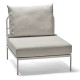 Stern Mittelelement Coco Lounge Aluminium greige Kissen 100% Polyacryl Macchiato