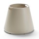 Stern Pflanzgefäß Ø 60/40x45 cm konisch Aluminium greige