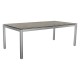 Stern Tisch 200x100 cm Edelstahl Tischplatte Silverstar 2.0 Slate stone