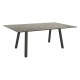 Stern Tisch 180x100cm Interno Vierkantrohr Aluminium schwarz matt Tischplatte Silverstar 2.0 Slate stone