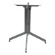 Stern Tischgestell Faro Aluminium graphit abklappbar für Tischplatte 80x80 cm