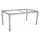 Stern Tischgestell 130x80 cm Classic Edelstahl Vierkantrohr mit Nivelliersystem