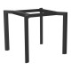Stern Tischgestell 80x80 cm Penta Aluminium anthrazit