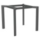 Stern Tischgestell 80x80 cm Penta Aluminium graphit