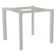 Stern Tischgestell 80x80 cm Penta Aluminium greige