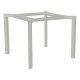 Stern Tischgestell 90x90 cm Penta Aluminium greige