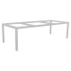 Stern Tischgestell 250x100 cm Classic Aluminium weiß