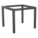 Stern Tischgestell 80x80 cm Classic Aluminium graphit