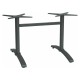 Stern Tischgestell Elba Aluminium anthrazit Doppelwange