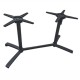 Stern Tischgestell Livorno 2 Aluminium anthrazit Doppelwange abklappbar