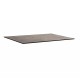 Stern Tischplatte Silverstar 2.0 130x80 cm Dekor Metallic grau zu Tischgestell Mailand 2