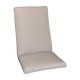 Zebra Novus Sitz-Rückenkissen Relax jute zu 5702+5703 Polyester mit Reißverschluss, Handwäsche