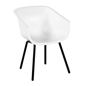 Schöner Wohnen TEXEL Stuhl Aluminium white / black / 5 Jahre Garantie