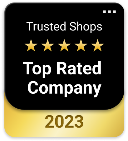 Trusted Shops Top Rated Company 2023